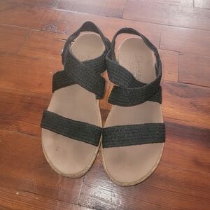 Skechers Black Sandals for Women